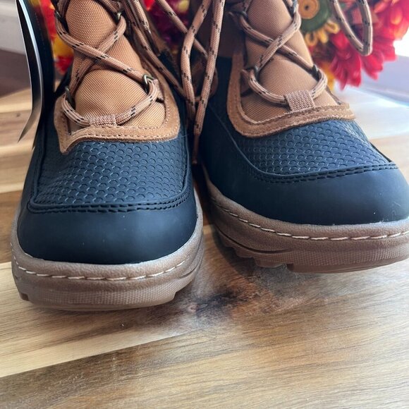 Baretraps Alta Womens Faux Shearling Snow Boot Sz 9M Brown Waterproof - Picture 3 of 12